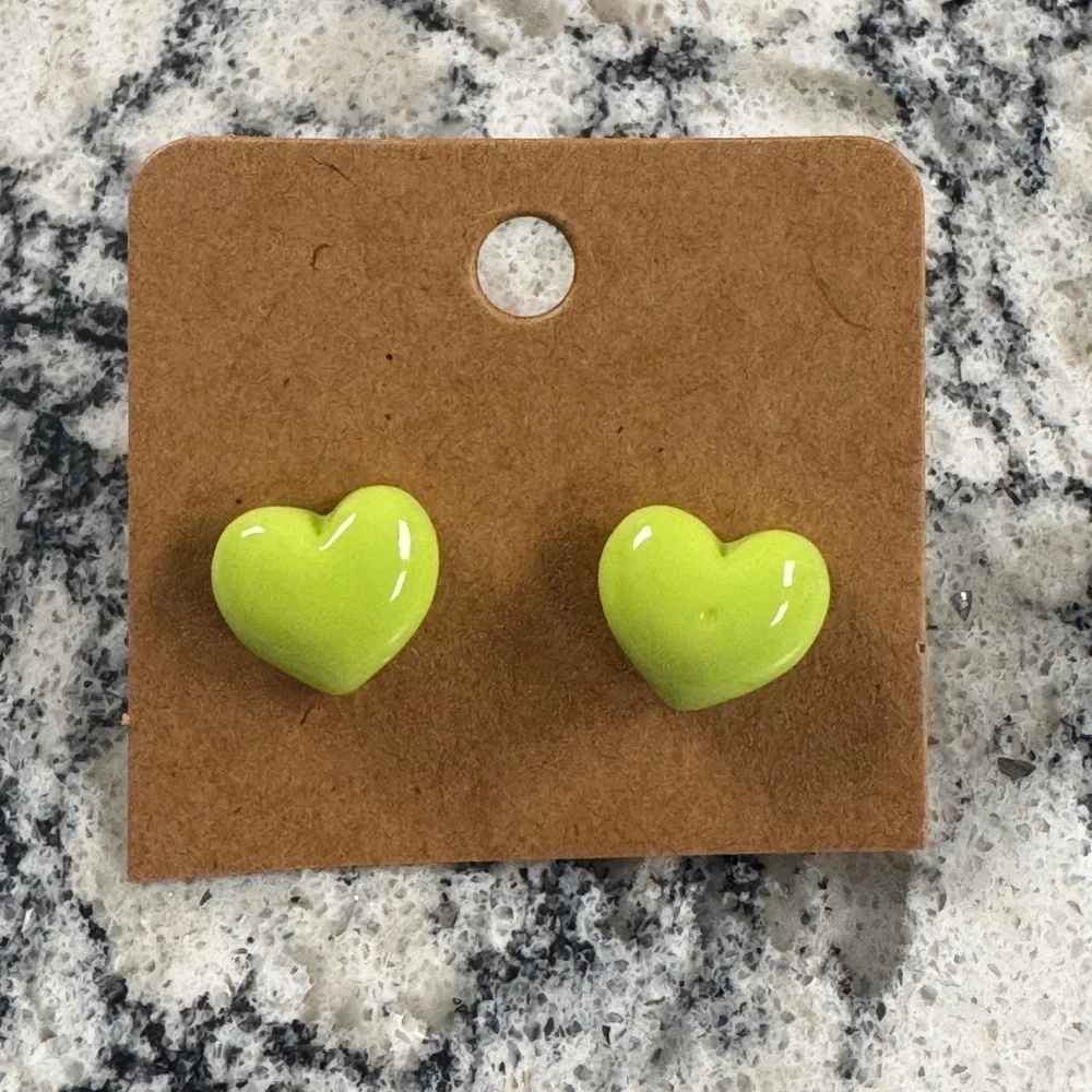 (9) Valentine Heart Earrings Set